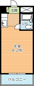 歯大前スカイマンション (分譲賃貸) 913号室 間取り