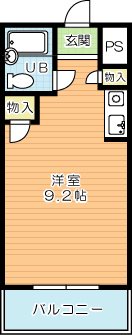 歯大前スカイマンション (分譲賃貸) 1010号室 間取り
