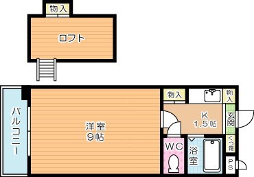 ウエルネス緑ヶ丘 405号室 間取り