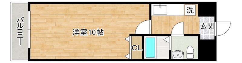 エル片野Ⅱ 702号室 間取り