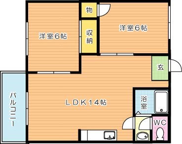 米倉ビル 403号室 間取り