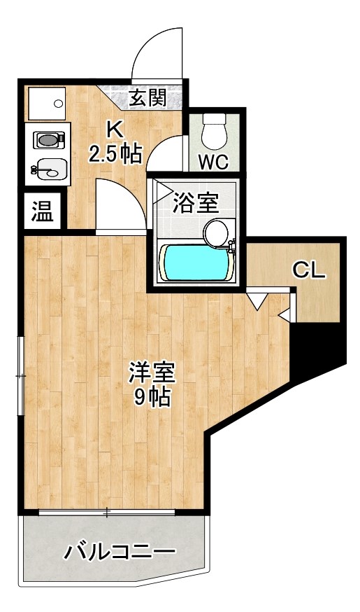 リモージュ野上 601号室 間取り