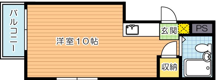 プレアール片野Ⅱ 602号室 間取り