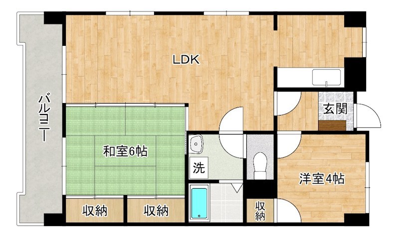 ETO　BLD 203号室 間取り