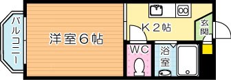 ユースハイツＭＤ 304号室 間取り