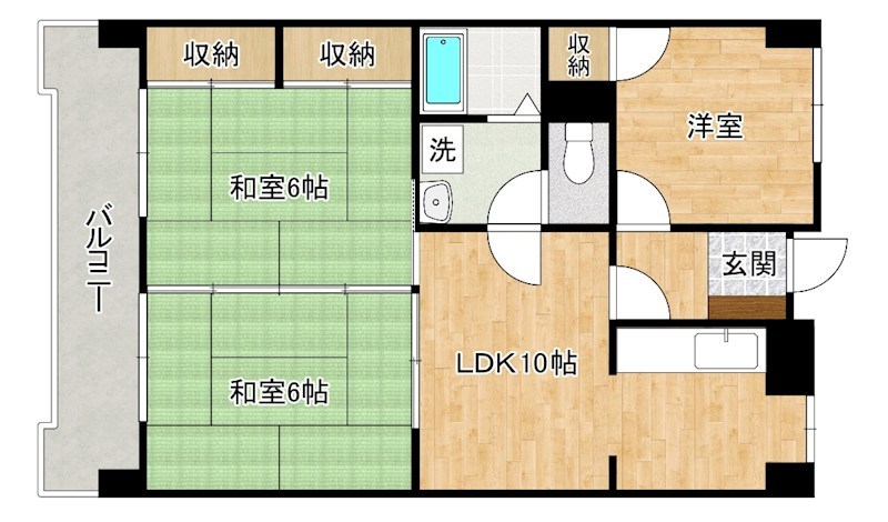 ETO　BLD 303号室 間取り