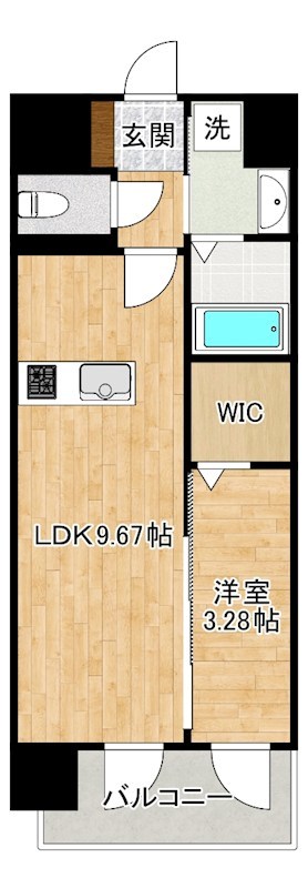 KSK南小倉コアプレイス   405号室 間取り