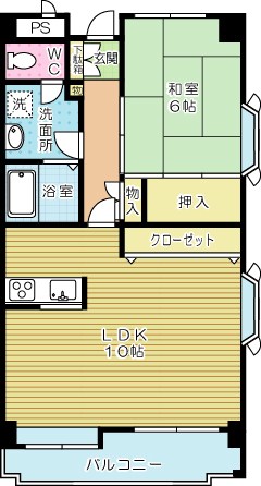 藤本ビル№７ 305号室 間取り