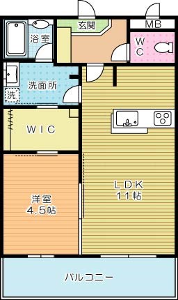 サンシャインタワー三萩野 1004号室 間取り