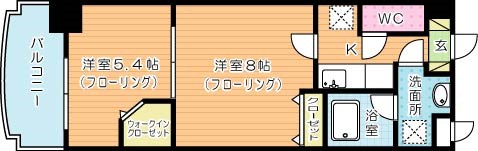木下鉱産ビルⅢ  902号室 間取り
