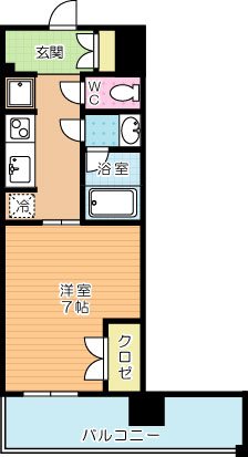 ＲＪＲプレシア西小倉駅前 1213号室 間取り