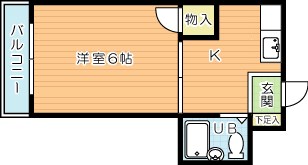 Ｒｅｇａｌｏ（レガロ） 202号室 間取り