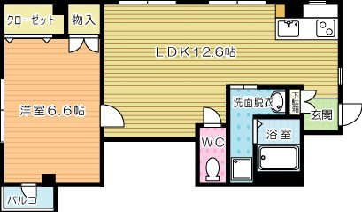 守口ビル 305号室 間取り