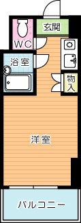 ビブレ西小倉Ｂ館(分譲賃貸)  704号室 間取り