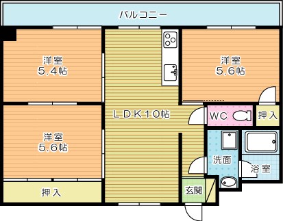 クロノス霧ヶ丘 間取り