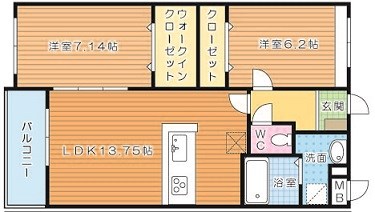 ソレイユ若戸 間取り
