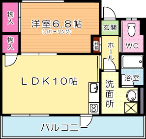 レディースマンションなでしこ 間取り
