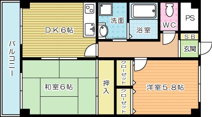 アミティ足原  間取り