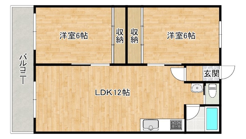 ベルガ熊谷 間取り