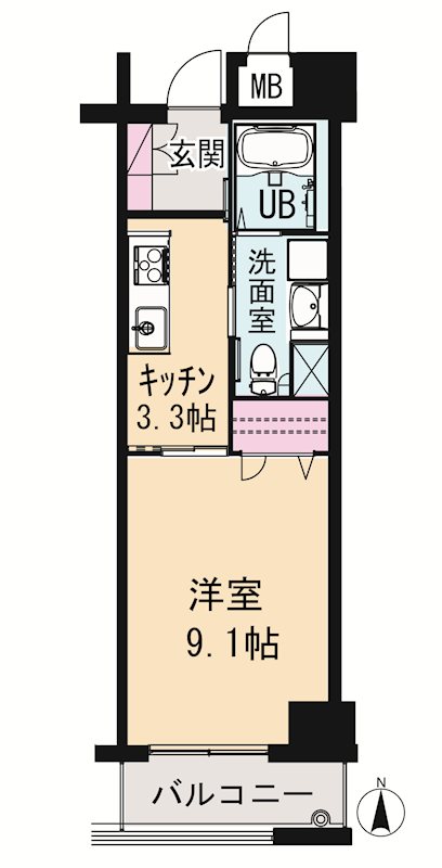 アイステージ幸町 間取り