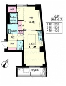 光田参番館 間取り