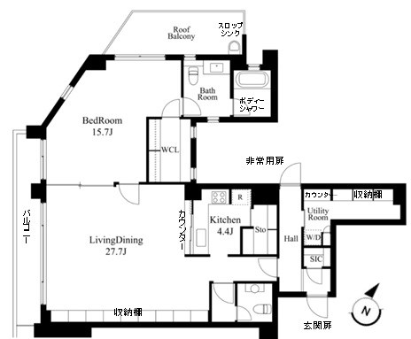 Ａｄａｋｕｓｔ　Ｈｏｆ 間取り