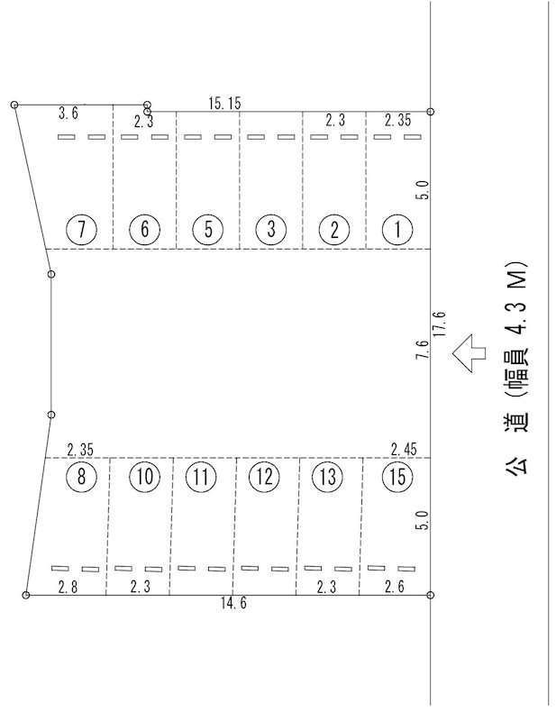 駅西パーキング(N016) 間取り