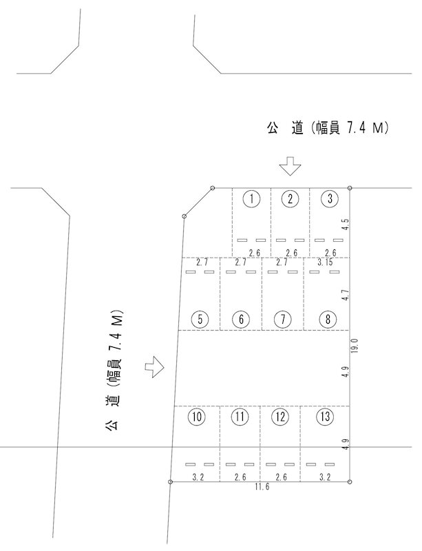 沖浦西駐車場(N024) 間取り