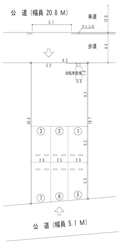 NST西町パーキング(N188) 間取り