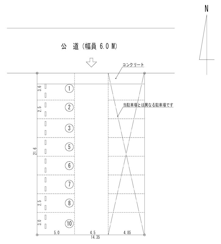 A・Hパーキング(N220) 間取り