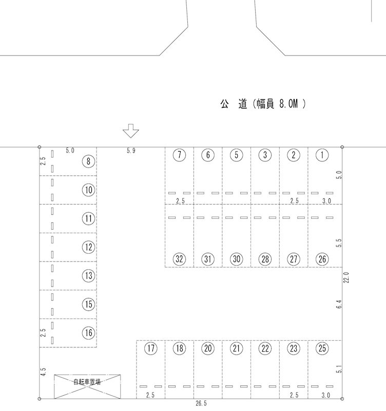サン駐車場(N058) 間取り