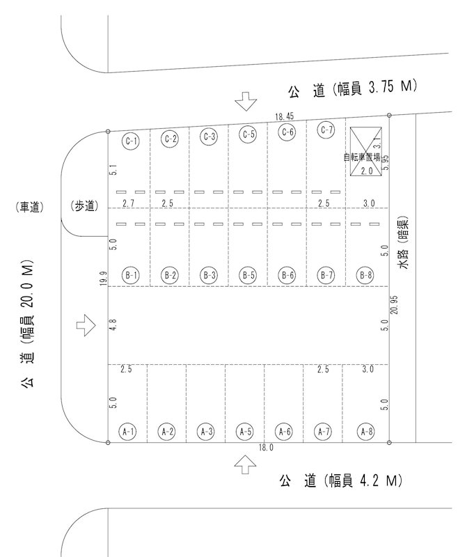 385パーキングⅡ(N217) 間取り