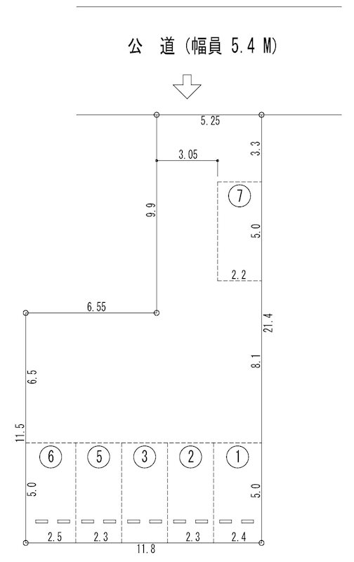 八竜前パーキング(N117) 間取り