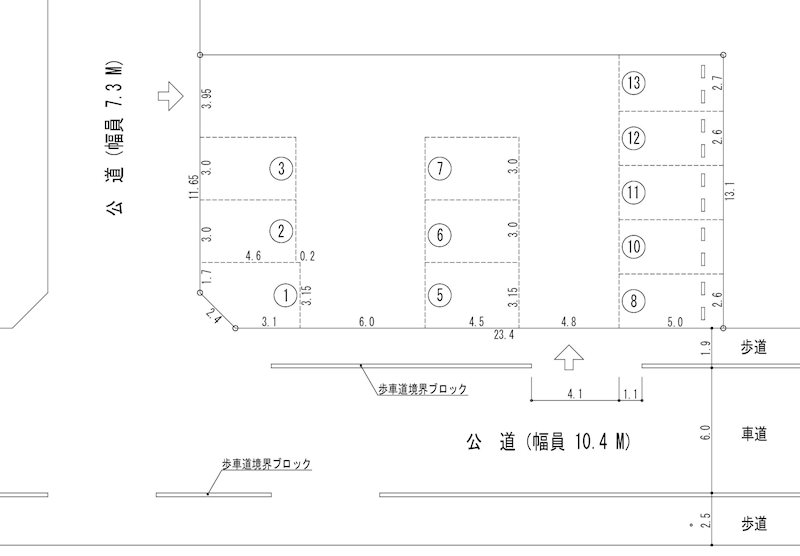 八竜前第2パーキング(N118) 間取り