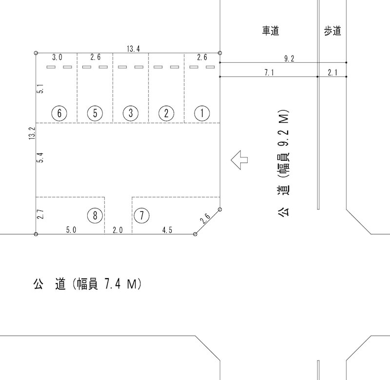 フレックス天花寺パーキング(N128) 間取り