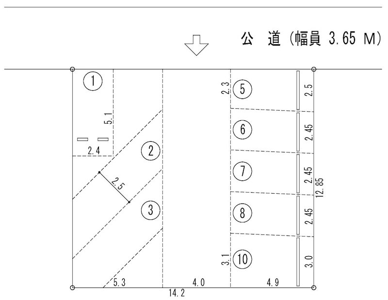 宮浦南パーキング(N144) 間取り