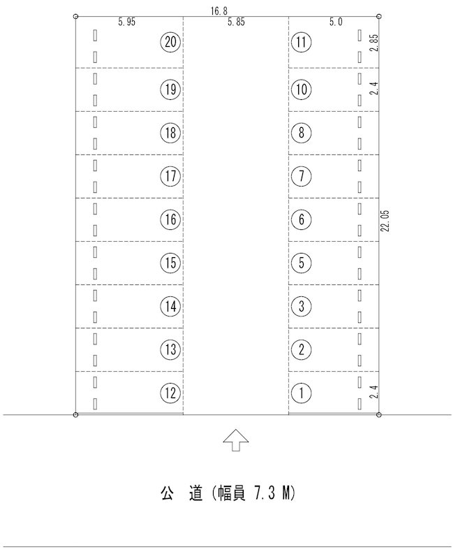 三輪パーキング(N196) 間取り