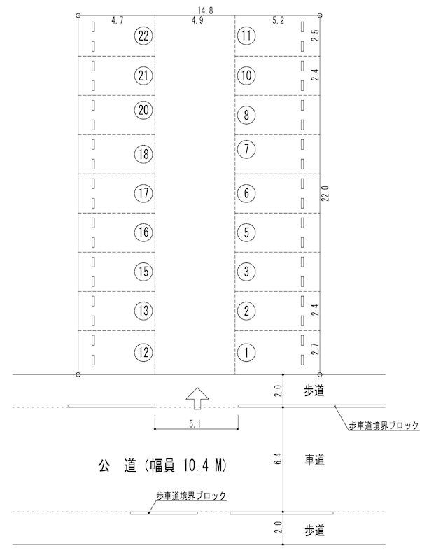 幸パーキング(N153) 間取り