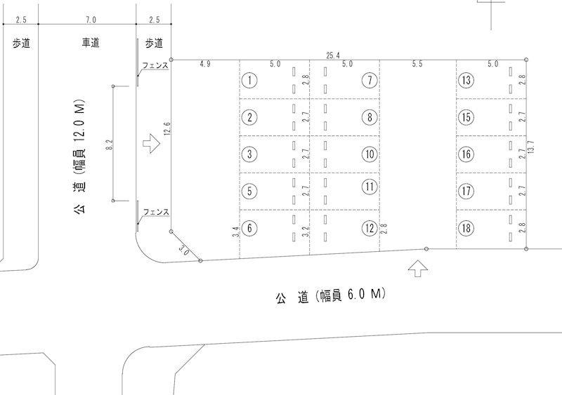 ゆたかパーキング2(N208) 間取り