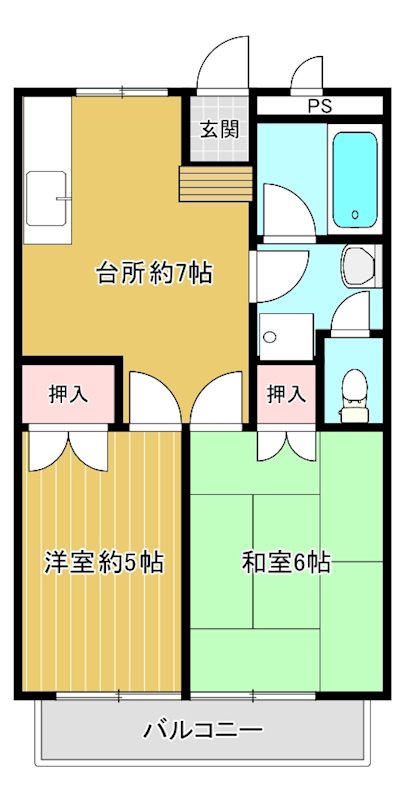 レジデンス栗島 間取り