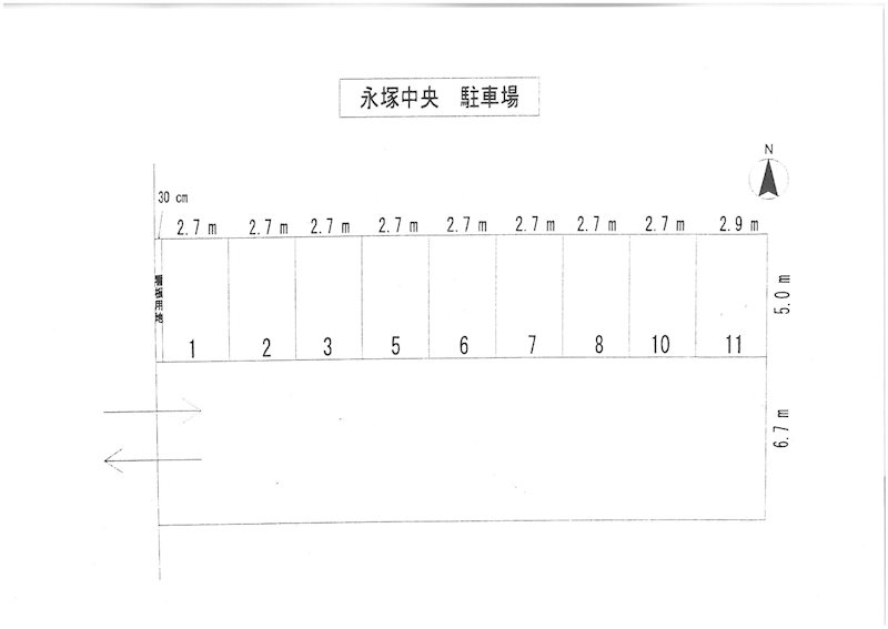 永塚中央駐車場   駐車場