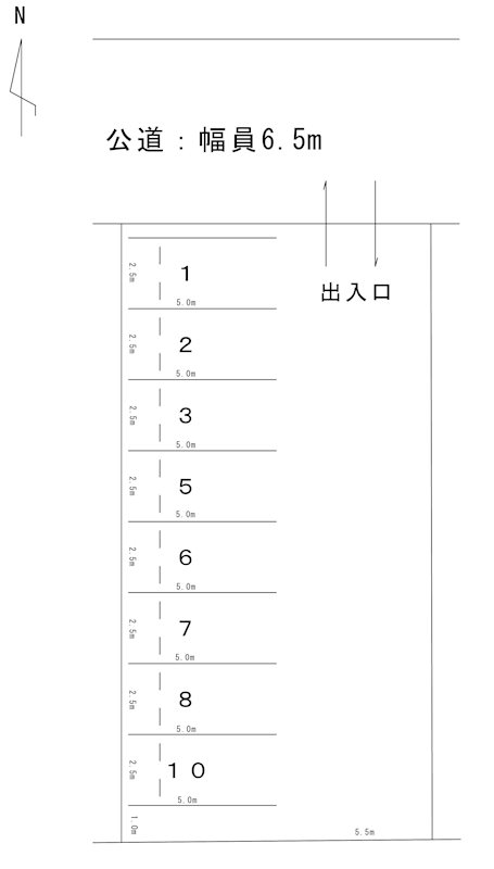 あおぞらパーキング(N007)  間取り