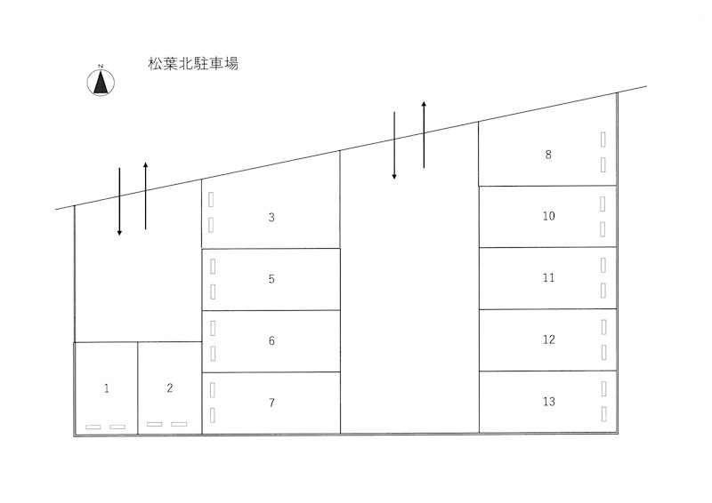 松葉北駐車場 駐車場