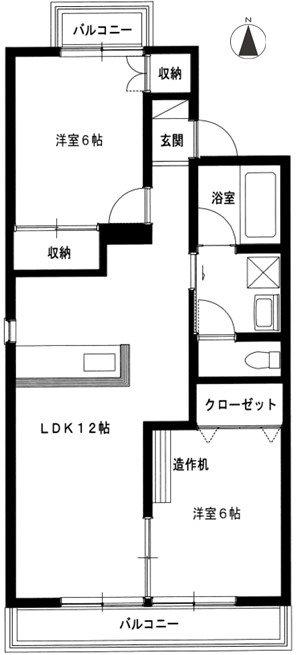 サニーヒルズ坂巻  間取り