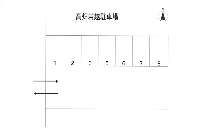 高畑岩越駐車場 駐車場