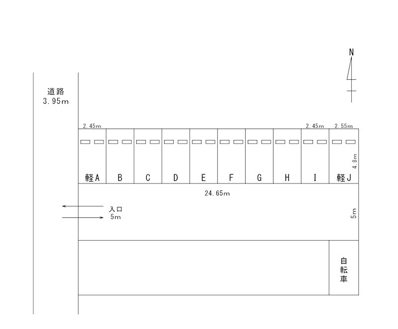 AMパーキング（AP2） 間取り