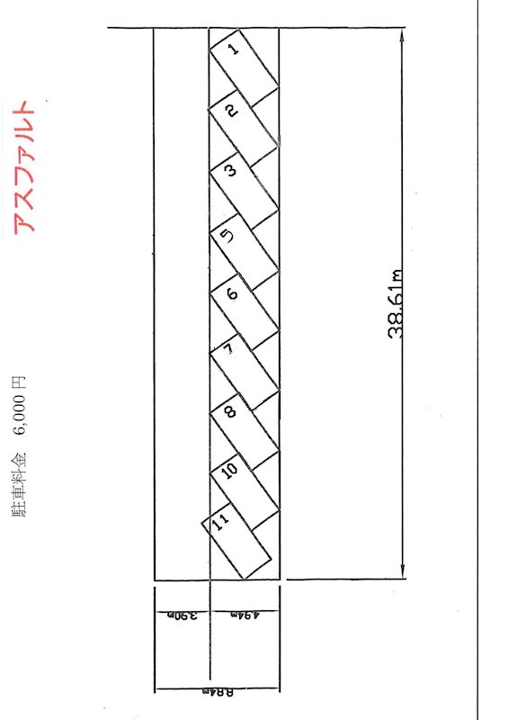 五条駐車場(N032) 間取り