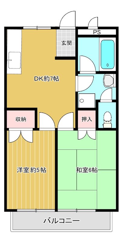 レジデンス栗島 間取り