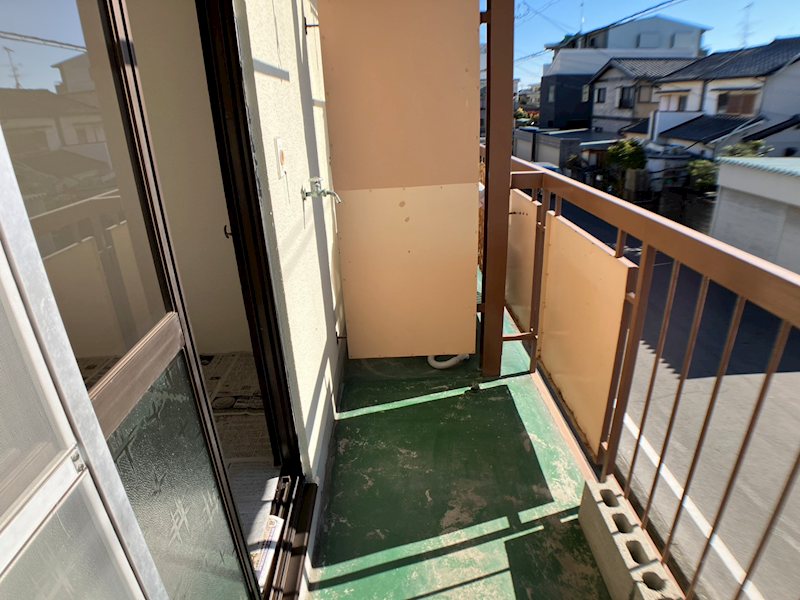 コーポたつみ ベランダ