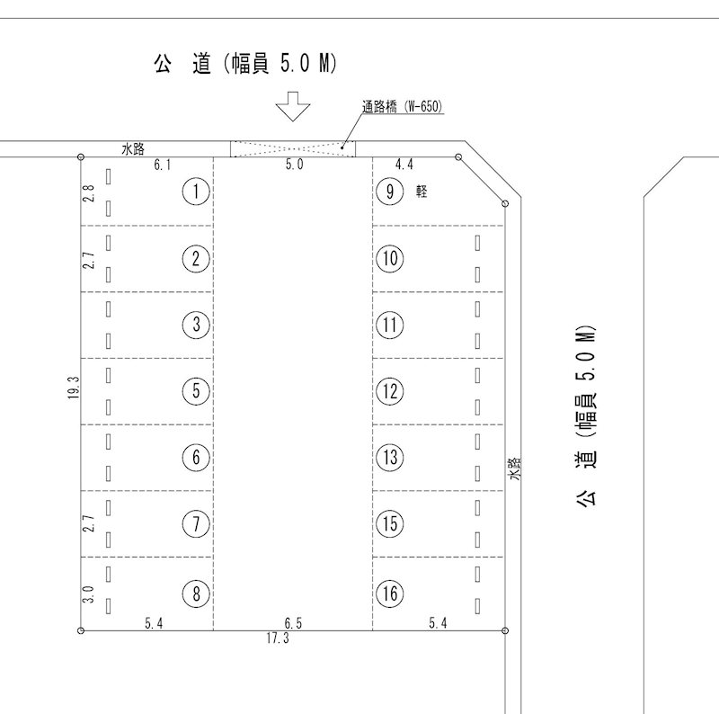 栄加藤駐車場(N055) (軽自動車) 間取り